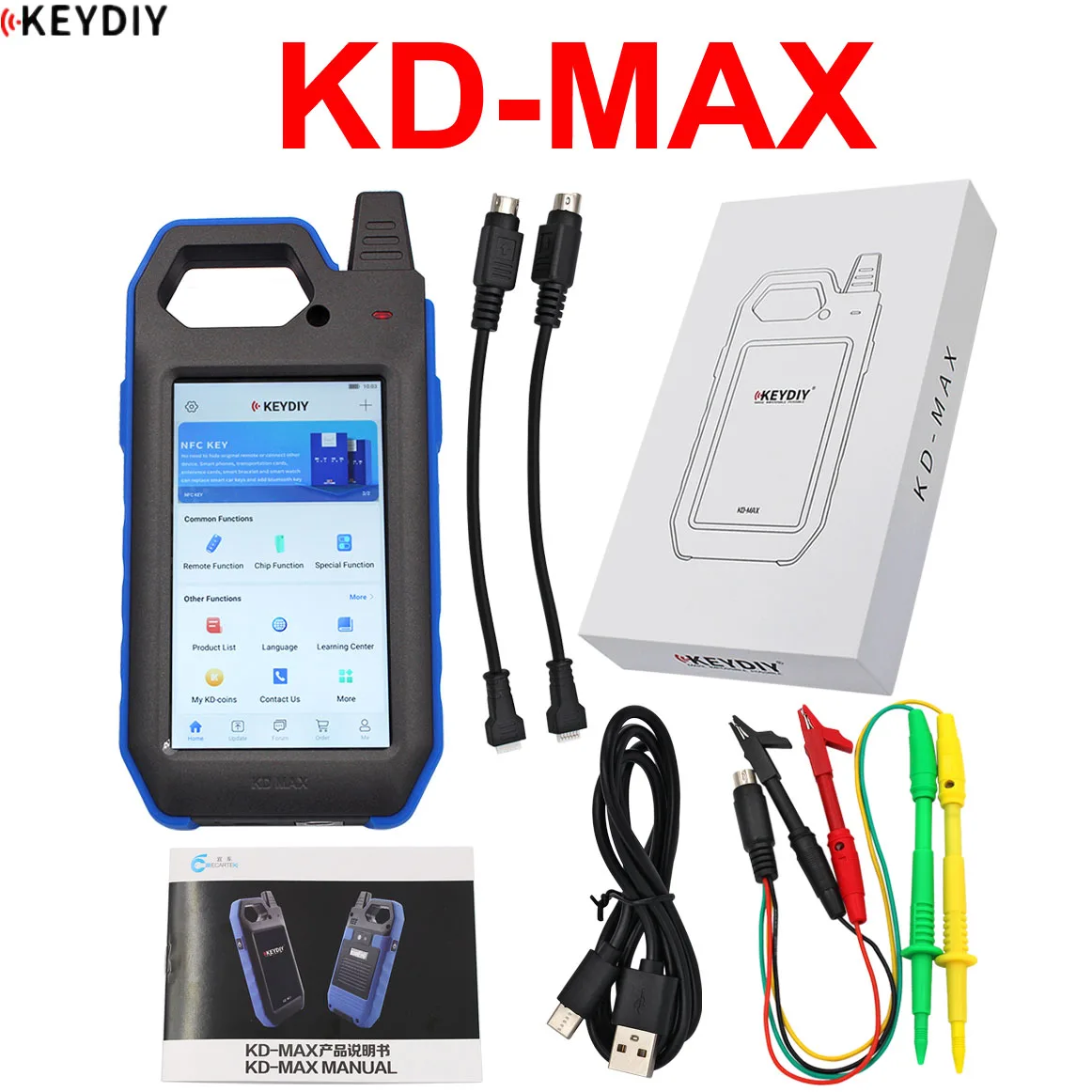 KEYDIY KD MAX Key Programmer Tool Mutil-functional Smart Unlocker device With KD-MATE for Toyota 4A/4D/8A Smart Keys And All Key