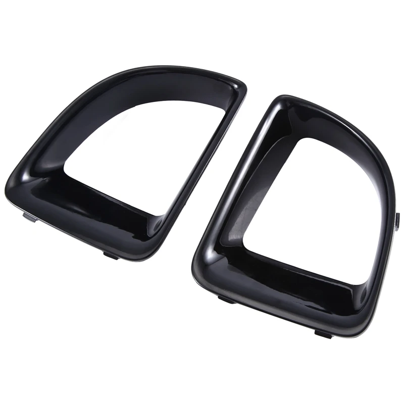 For BMW MINI R55 R56 R57 R58 R59 JCW S Car Front Air Duct Frame Black 1Pair Set 51117255117 51117255118 Accessories