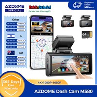 AZDOME M580 Dash Cam 5k Front Rear Car Camera Built-in 5GHz WiFi GPS 4\