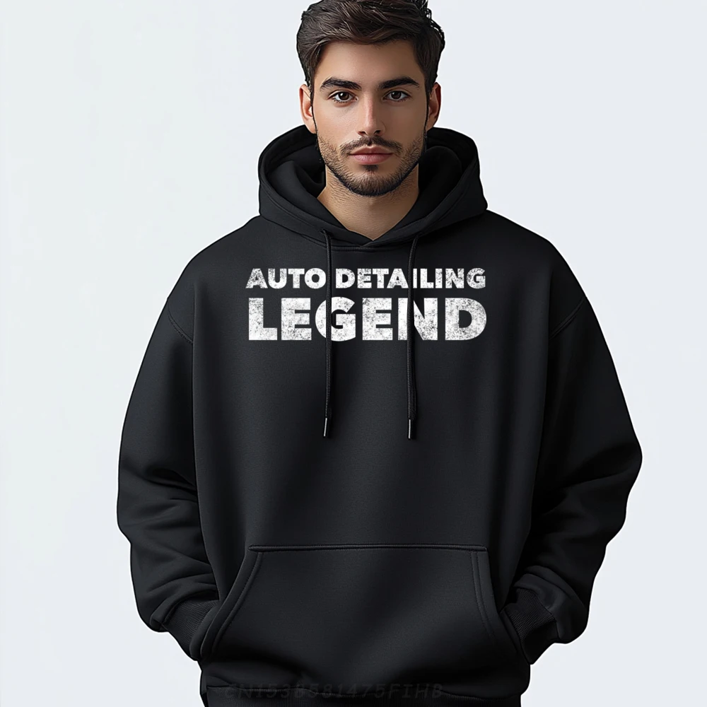 

Pullover Auto Detailing Legend Car Detailer Woman Hoodies Loose Long Sleeve Crew Neck Funny Slogn Sweatshirt