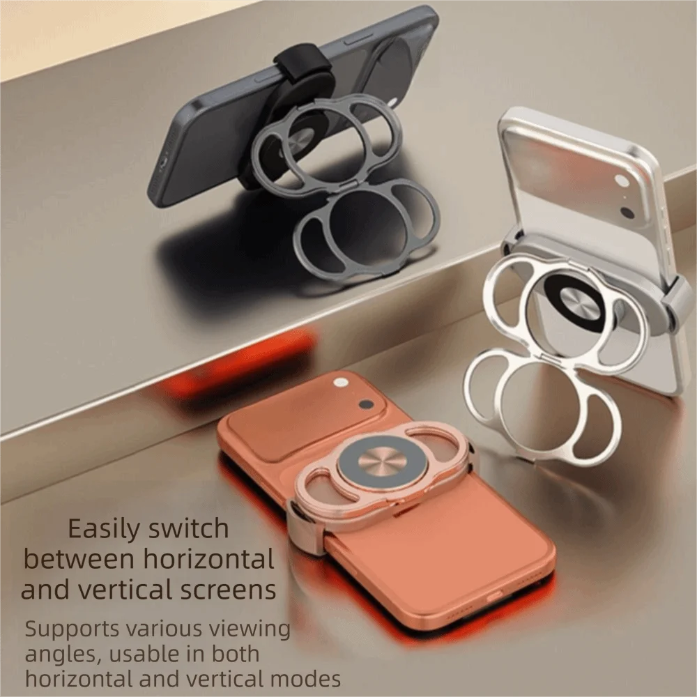 

Adjustable Angle Foldable Ring Phone Holder 360 °Rotating Stable Anti-slip Magnetic Phone Ring Bracket Detachable Ultra-thin