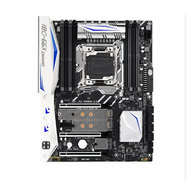 x99-D8I For Jingsha Computer Motherboard Game Office Desktop DDR4 Memory Support LGA2011-3 V3V4 Before Shipment Perfect Test