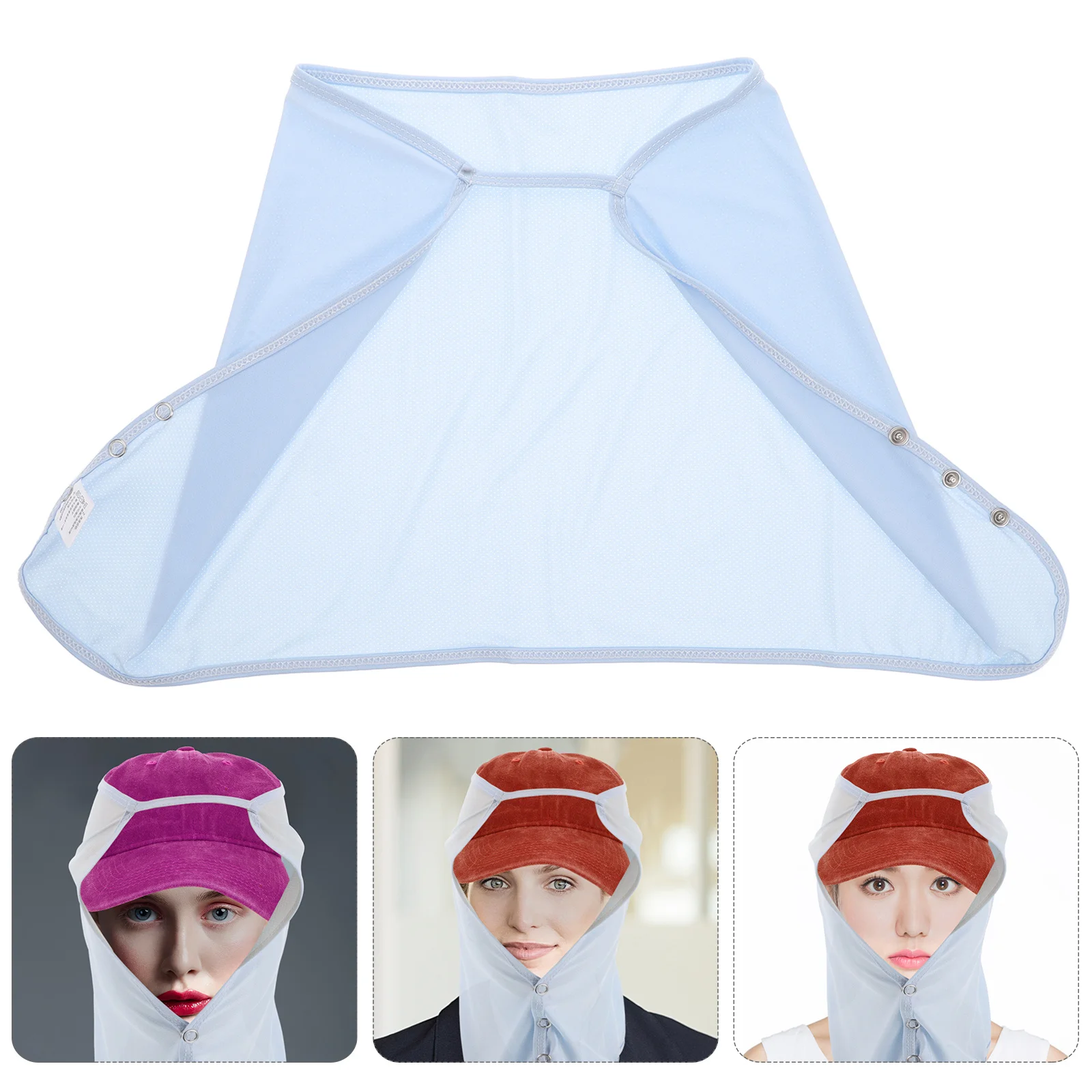 

Cooling Sun Visor Neck Shade Uv Protective Face Drape Breathable Lightweight Cover for Golf Fishing Cycling Outdoor Use