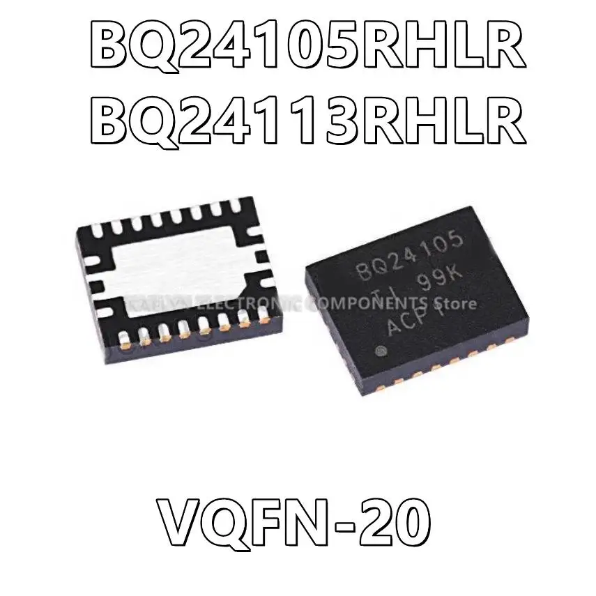 

10 шт./лот BQ24105RHLR BQ24105 BQ24113RHLR BQ24113 зарядное устройство IC литий-ионный/полимерный 20-VQFN
