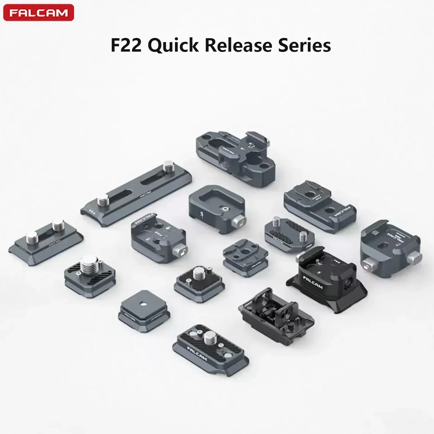 Falcam F22 Quick Release Series Basic Quick Release Plate/Thread Adapter Kit V2/Five-position Plate/Cold Shoe Adapter