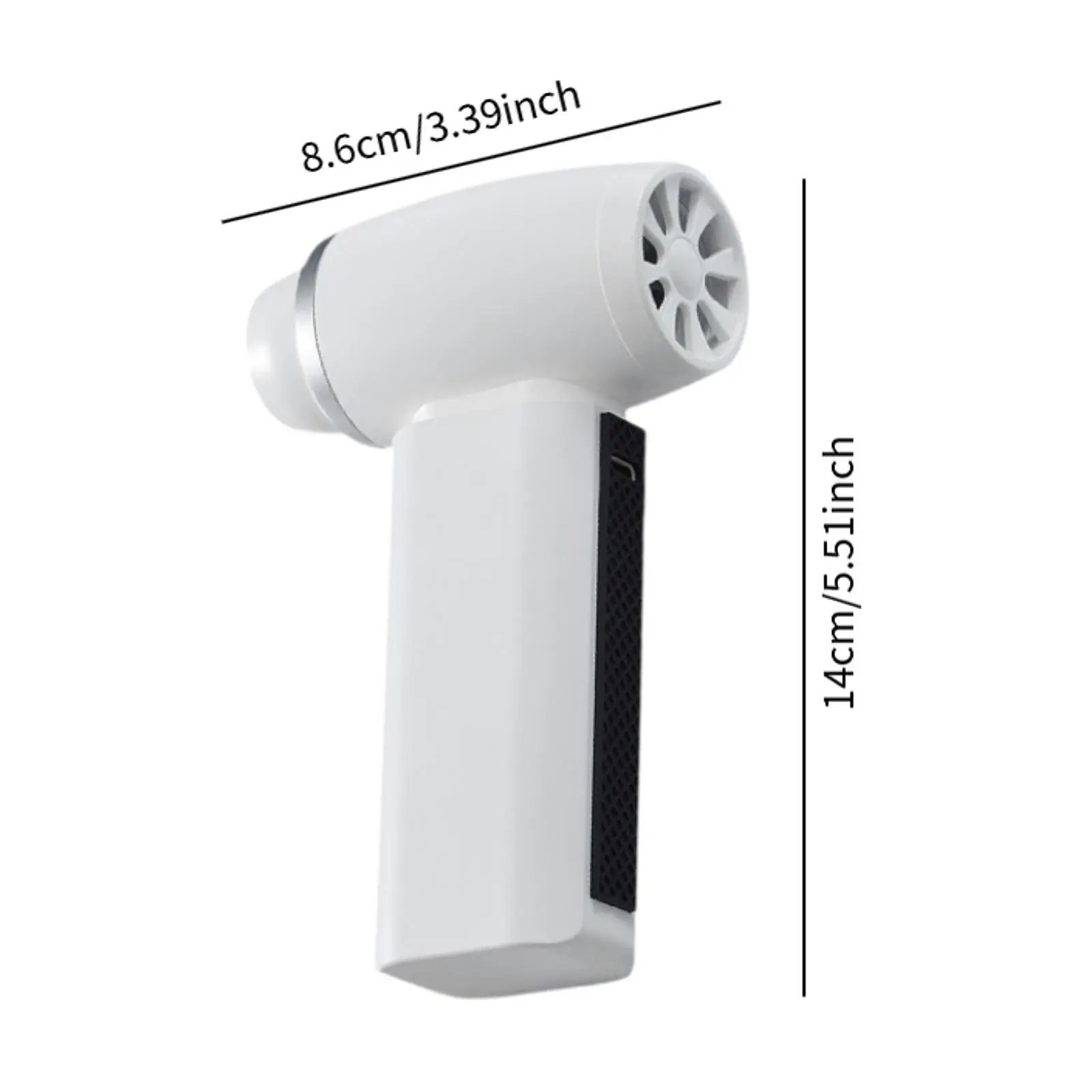 مروحة محمولة مجفف العناية بالشعر المدمج للوحة مفاتيح الكمبيوتر، التخييم في الهواء الطلق تجفيف شعر الحيوانات الأليفة محرك عالي السرعة مروحة نفخ الهواء