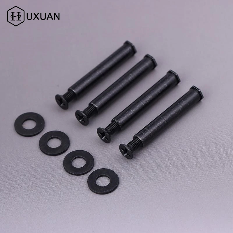 4Pcs/set Computer Case Fan Long Screw Kit DIY Modified PC Cooling Fan Screw Enhanced Stability Cooling Fan Mount Screws