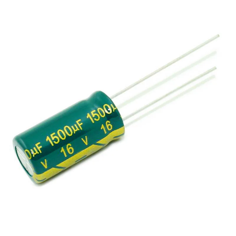 16v1500uf size 10x20mm 100pcs High frequency low resistance direct insertion electrolytic capacitors