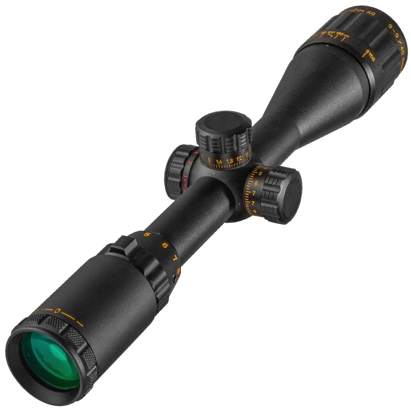 NSIRIUS Gold 3-9X40 AOE Optical Scope Red and Green Glowing Cross Shotgun Scope Airsoft Scope Hunting Scope