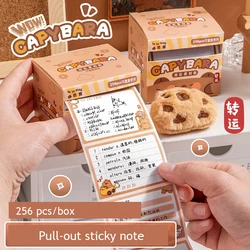 256 Page Kawaii Pull-out Sticky Notes Index Labels Sticky Students Office Accessories Memo Pad Scratch Paper Pretty Stationery