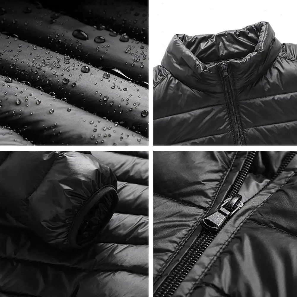 Parkas cálidas de invierno para hombre, abrigos acolchados térmicos de algodón a la moda para hombre, cazadora clásica con cuello levantado, chaquetas cálidas, ropa