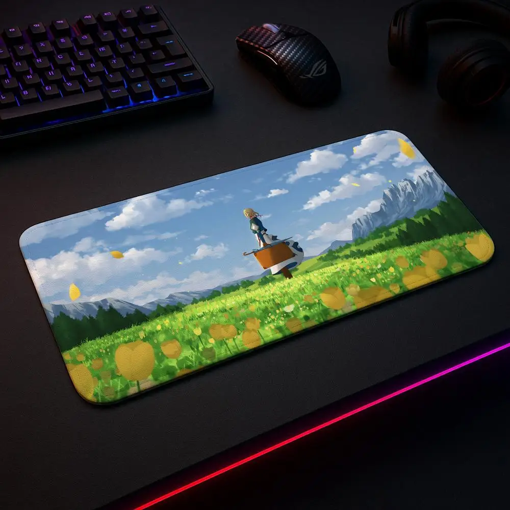 

Violet Evergarden Mouse Pad Play Mat,Large XXL90x40cmx5mm,stitch Desk Mats,Gaming Accessories,PC Parts
