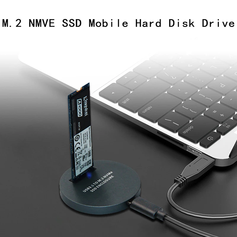 M2 SSD чехол NVMe корпус USB 3.1 Type C Gen2 10 Гбит/с M/B + M ключ M.2 NVMe SSD Внешний адаптер Коробка для 2230 2242 2260 M2 SSD