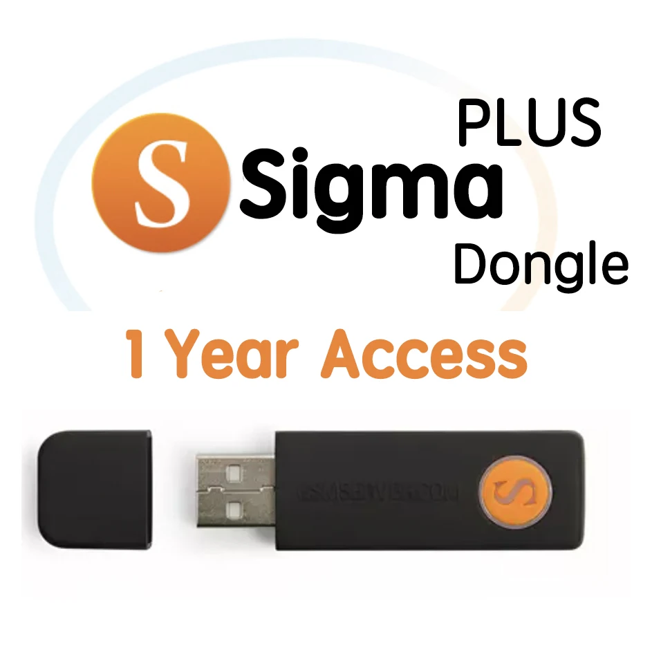 Sigmakey Sigma Plus dongle with Sigma Plus Access 1 Year Support 14,000 Phone models Repairing tool