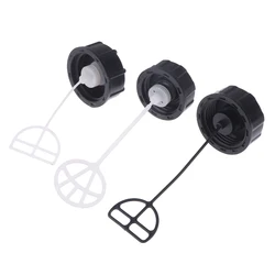 Black Plastic Fuel Tank Cap Replacement For GX35 Strimmer Brushcutter Lawn Mower Engine Trimmer Gas Oil Tank Cap Cover Lid