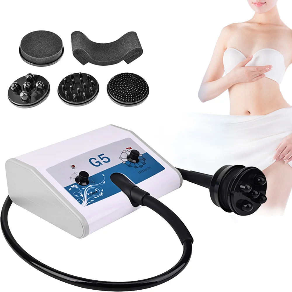 

YUET WIN G5 Vibration Machine With 5 Heads Body Slimming Weight Loss Cellulite Removal Beauty Salon Machine Muscle Waist Massage