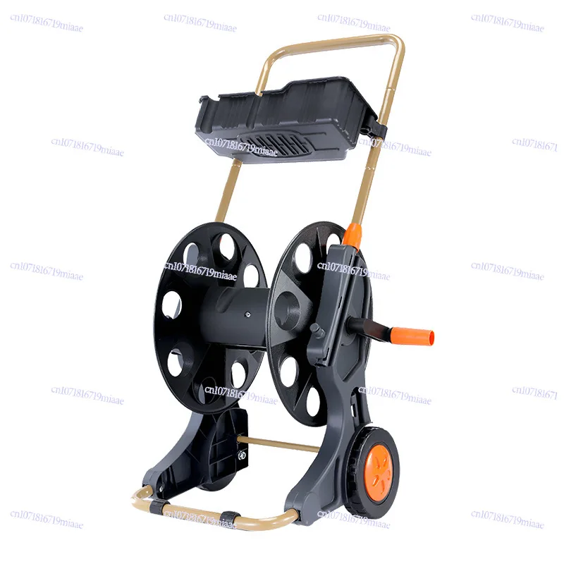 Household Car Wash Water Gun Water Pipe Car Reel Organizer  Pipe Storage Frame Roll Pipe