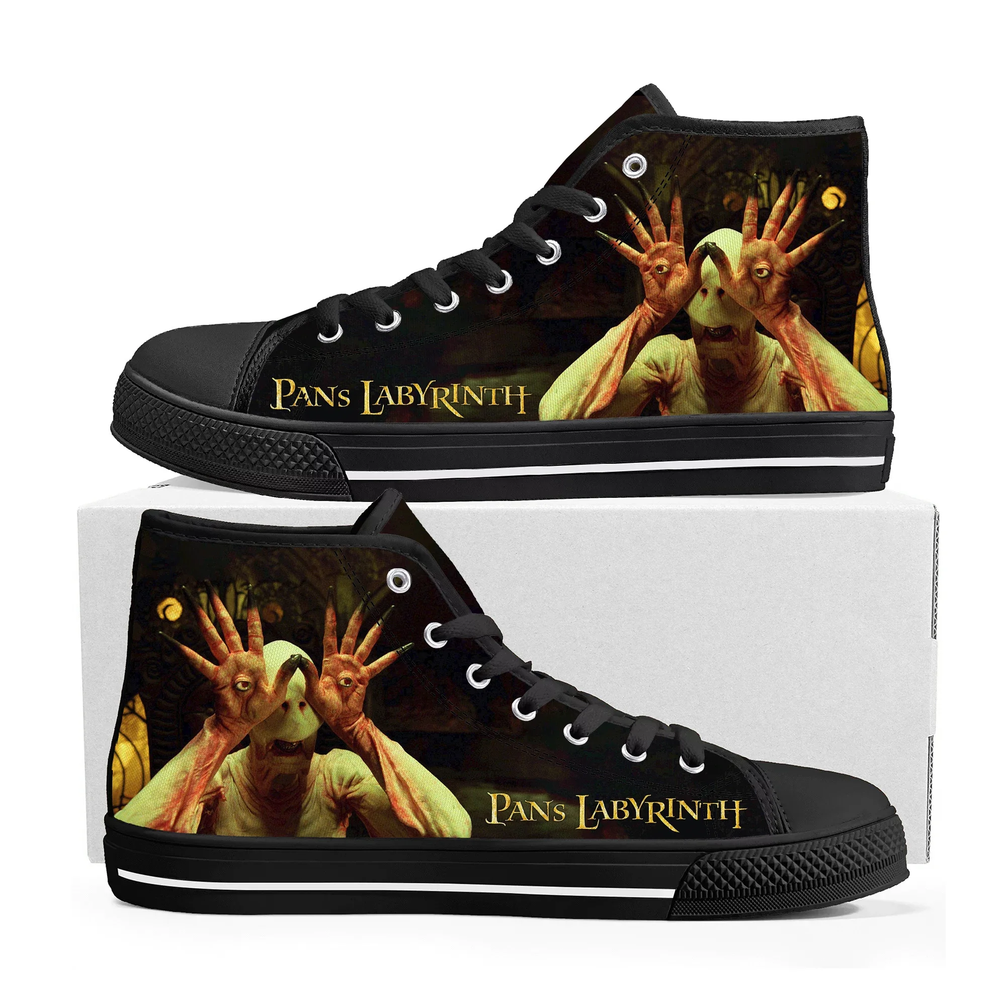 Pans Labyrinth Movie High Top Sneakers Mens Womens Teenager High Quality Canvas Sneaker couple Shoe Casual Custom Made Shoes