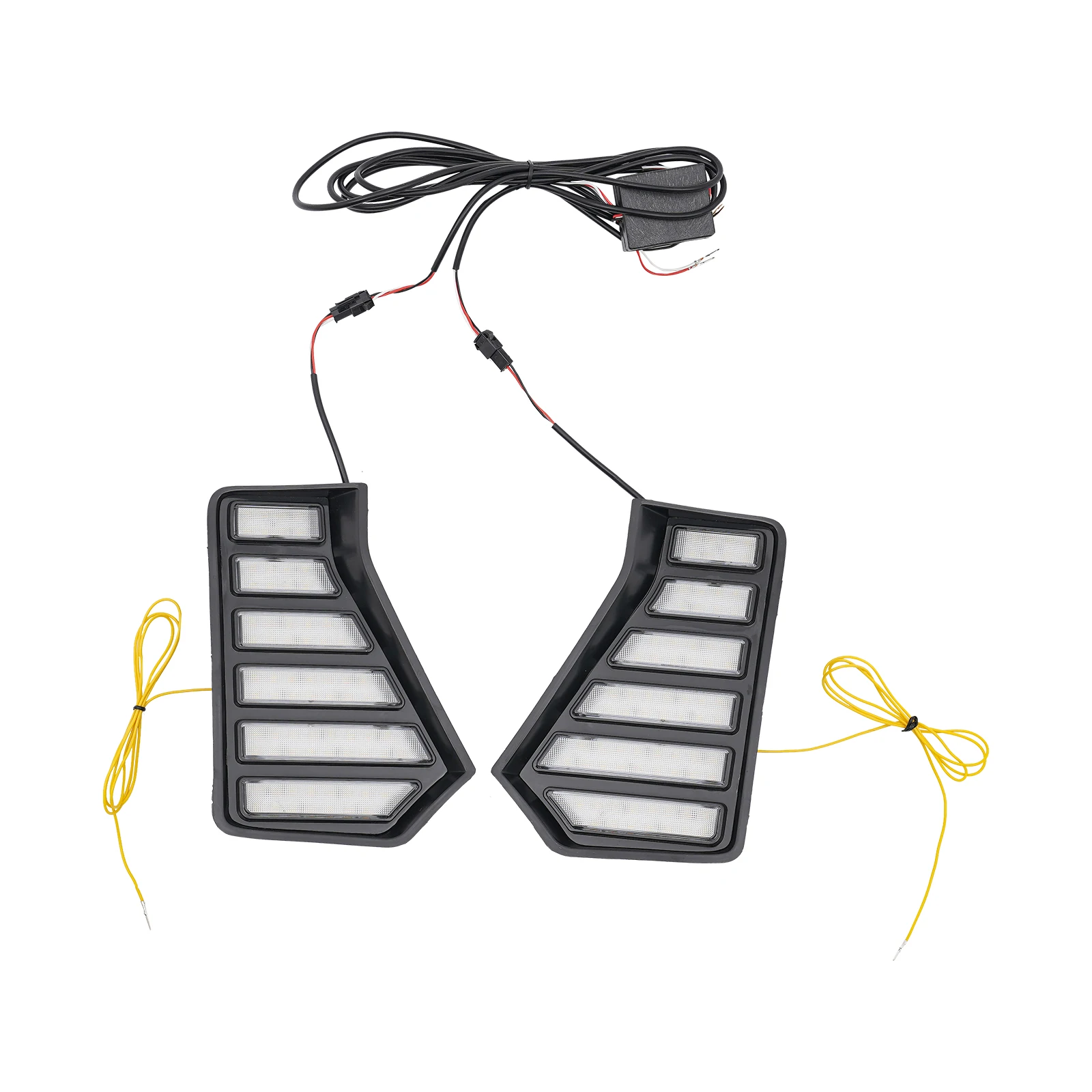 

Автомобильные передние дневные ходовые светодиодные фонари Drl 12 В 24,4 Вт, 1 пара дневных ходовых огней, фары для 24 Toyota Tacoma с указателем поворота