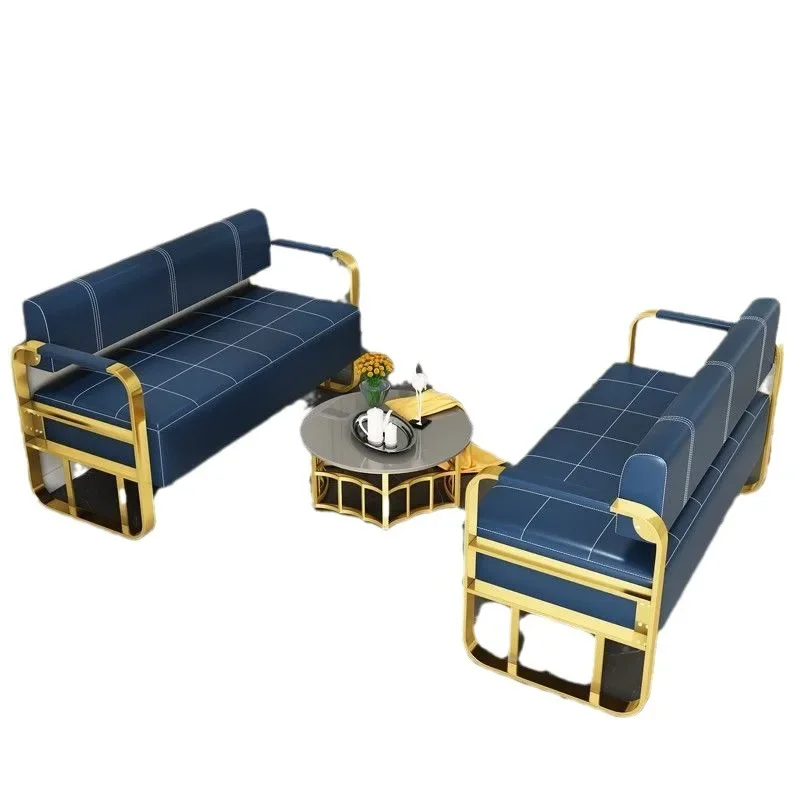 Barber shop, sofa, nail salon, beauty salon, waiting chair, hair salon, rest area, stainless steel bench, waiting chair
