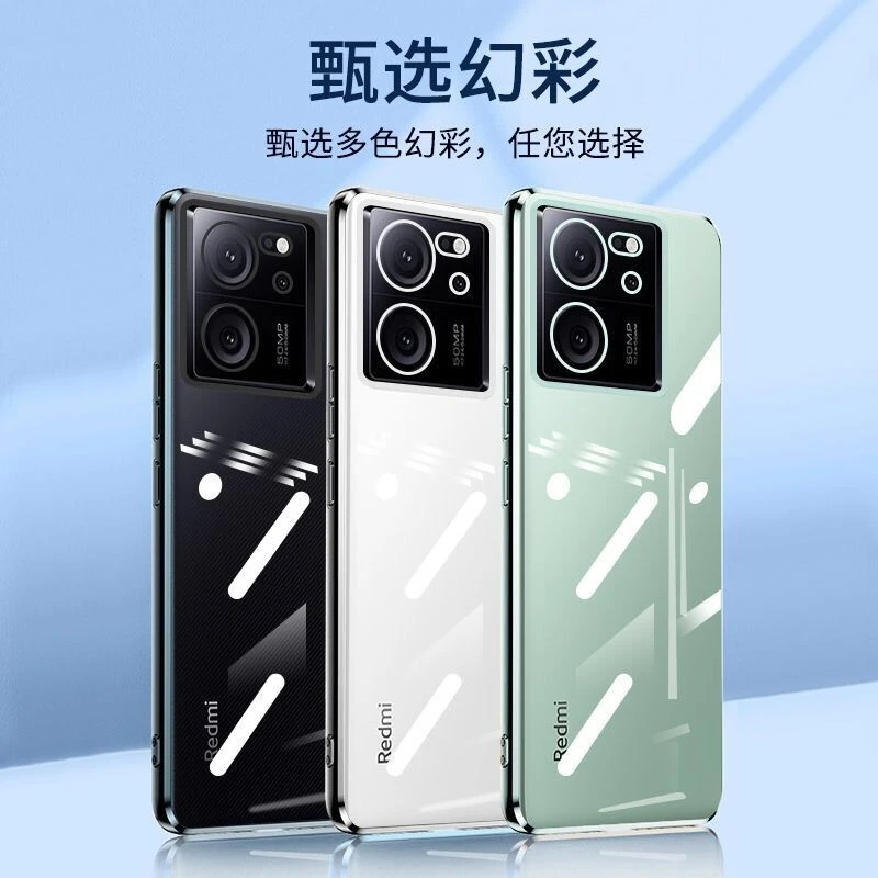 Cover For Xiaomi 13T Pro Case Luxury TPU Soft Silicone Transparent Phone Case For Xiaomi Mi 13T Pro 5G Stylish Shockproof Bumper