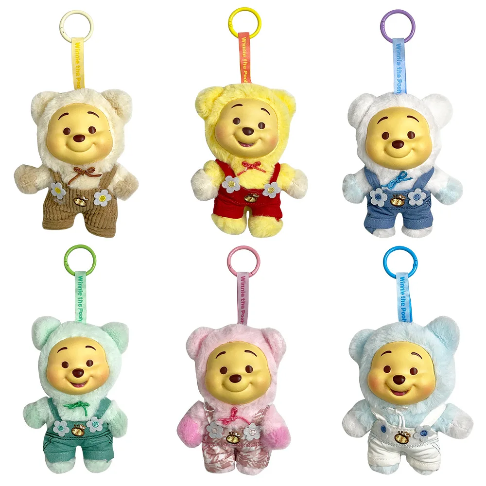 

Disney Winnie the Pooh Candy Bear Series Blind Box Vinly Plush Mystery Box Surprise Bag Pendant Doll Action Figure Girl Gift!!