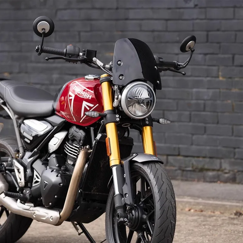 

Retro Front Windshield Windscreen Deflector for Triumph Speed 400 Motorcycle Accessory