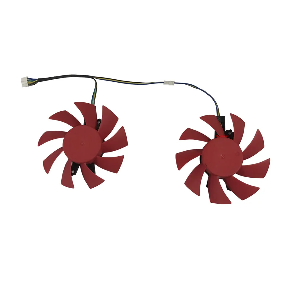 

2Pcs/Set Red T128015DU,GPU VGA Cooler,Video Card Fan,For GAINWARD GTX1060 P106-100,Replace FY08015M12LPA GA82S2H