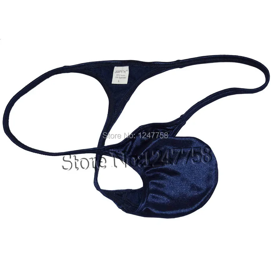 

Super Sexy Men's Shining Micro String Thong Noble Bulge Pouch T-back Sexy Male Bikini Pants