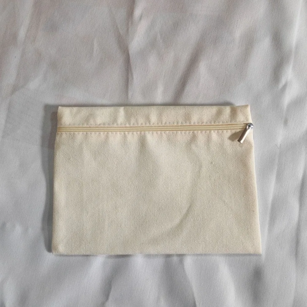 High Quality with Zipper Sew-in Side Hidden Pocket Polyester Durable Inside Security Pocket Solid Color Travel Wallet Pouch