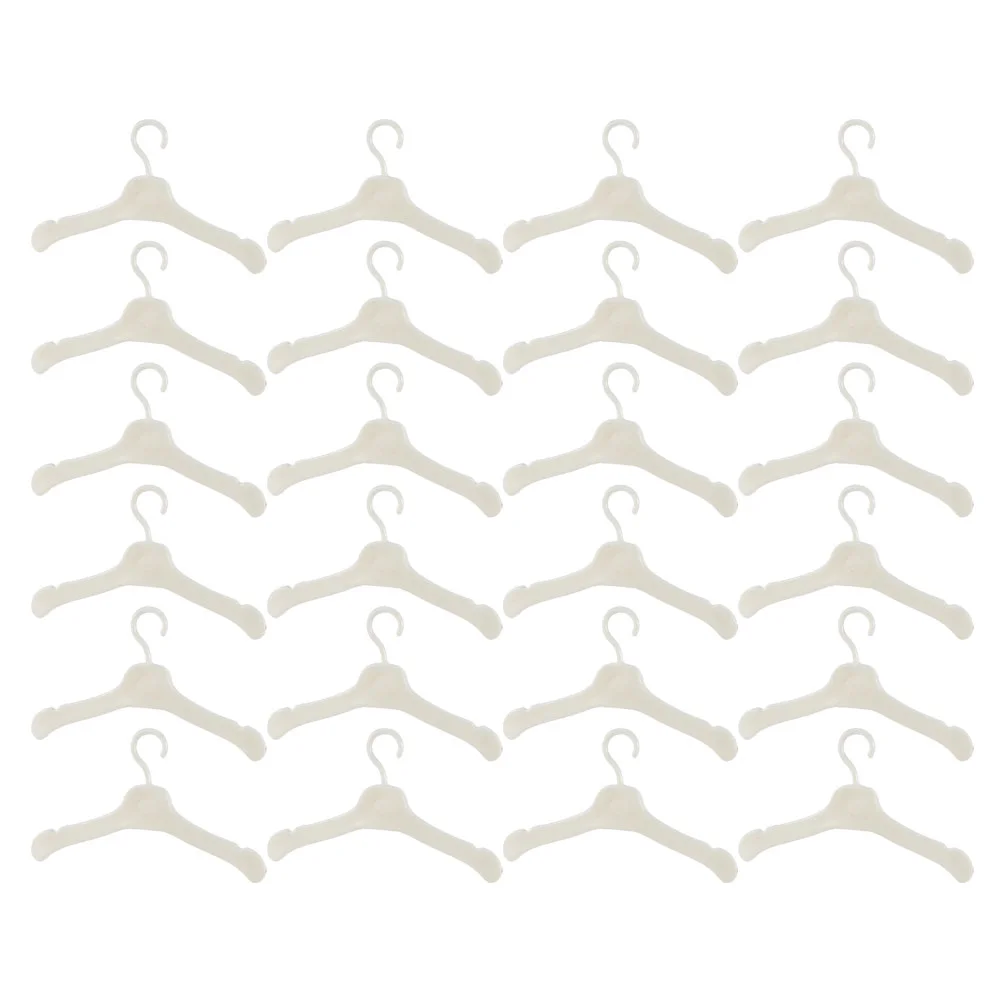 

100 Pcs Hanger Mini Hangers Outfit Rack Accessories Small Ornaments Clothes Plastic Racks