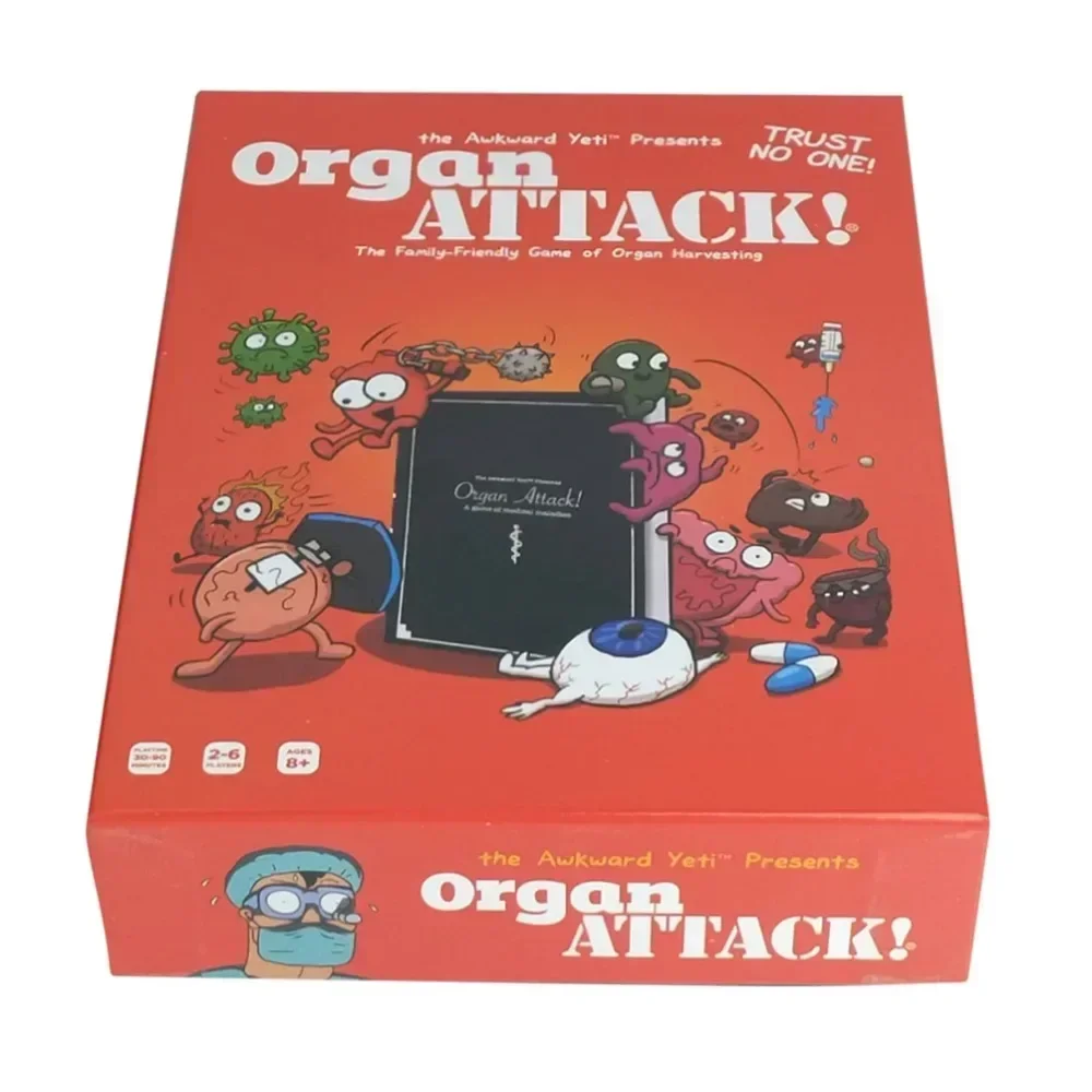 Organ Attack! Human organ attack new board game card card board party game