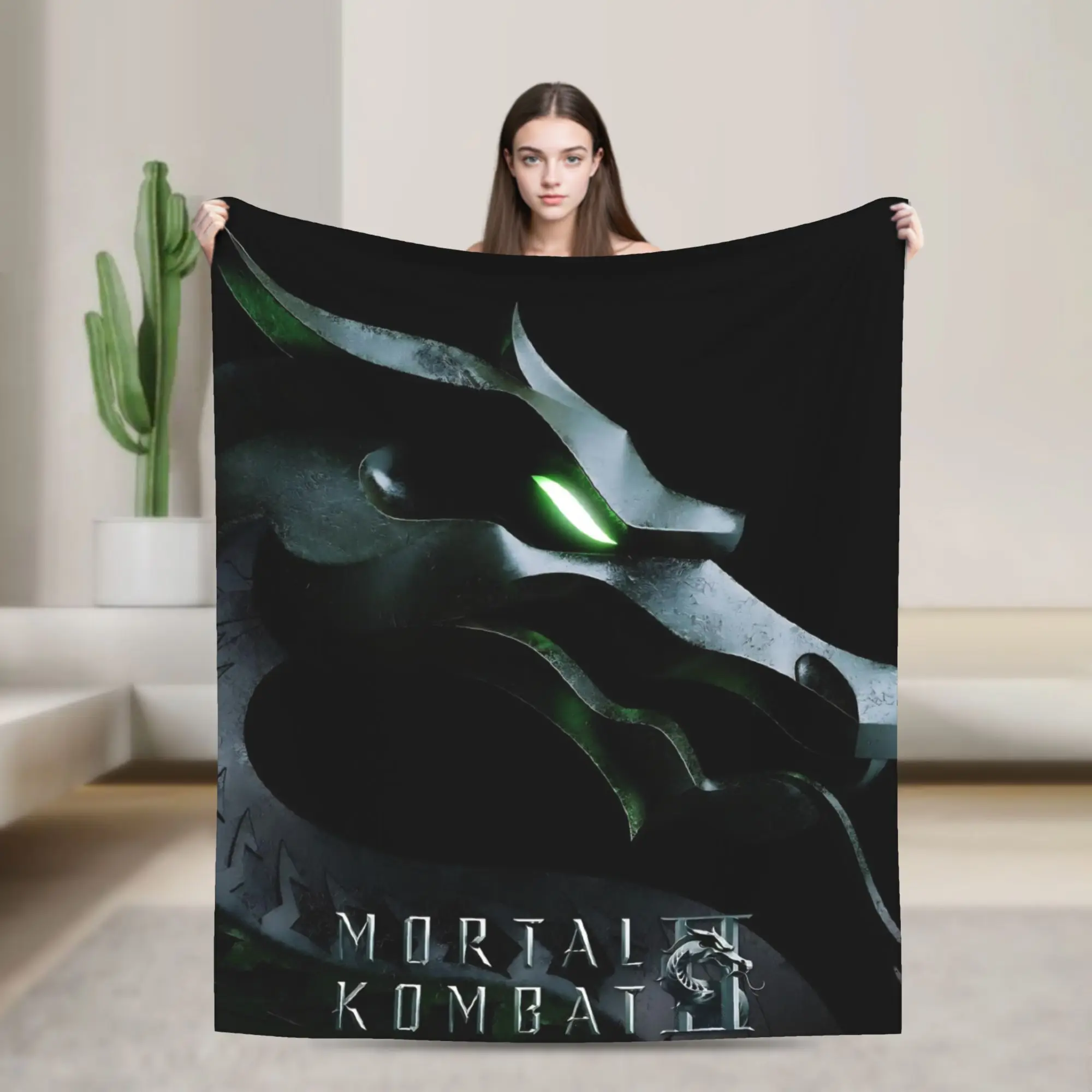 Mortal Kombat II Moive 2026 Blanket Ultra Soft  Throw Blankets for Sofa 50x60 Inch Multi-size Quilt
