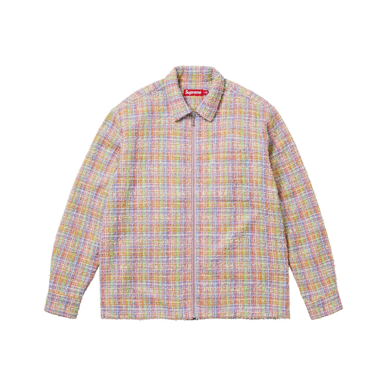 Supreme SS26 WEEK1 Bouclé Zip Up Shirt Unisex SUP-SS26-034