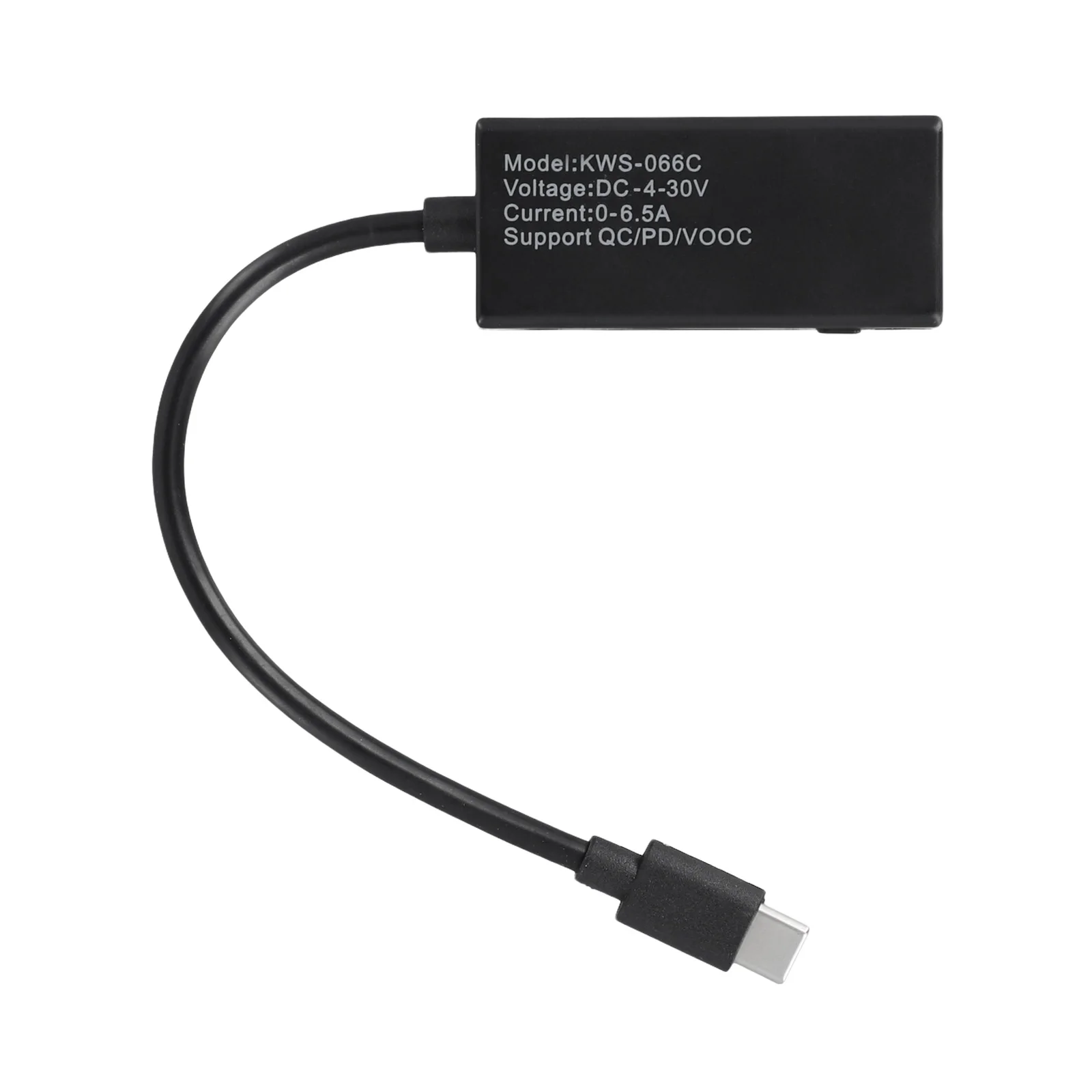 Type C Tester Meter Multifunction Voltage and Current Measurement Tool for USB C Devices Supports QC and VOOC Protocols