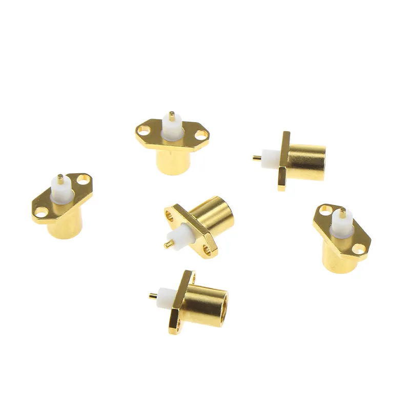 1pcs BMA-KFD BMA-KF female head with diamond shaped 2-hole flange RF chassis fixed connector BMA-KFD5