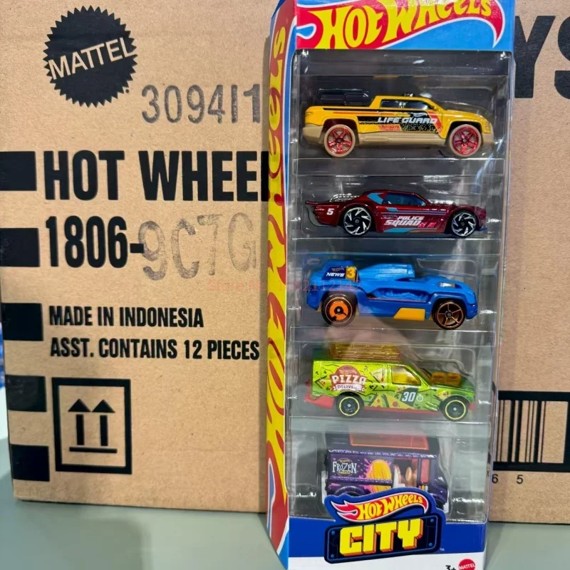 1/64 Originele Mattel Hot Wheels X Formule 1 5 Packs Moneygram Haas F1 Team Kick Sauber F1 Team Collectible Auto speelgoed Diecast Voertuig