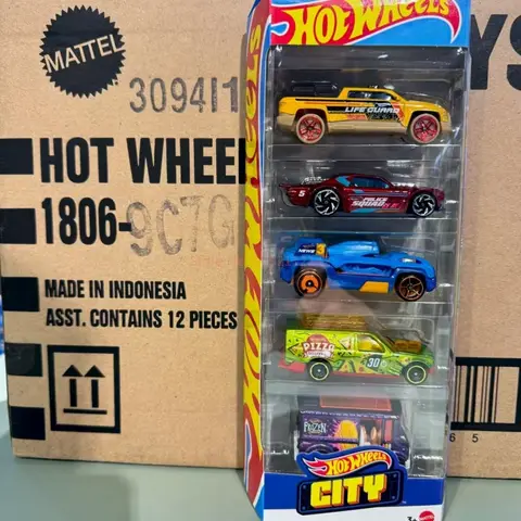 1/64 Original Mattel Hot Wheels X Formel 1 5-pack Moneygram Haas F1 Team Kick Sauber F1 Team Samlarbil Leksaksgjuten Fordons 12 best sales Hot Wheels 5-pack - №3