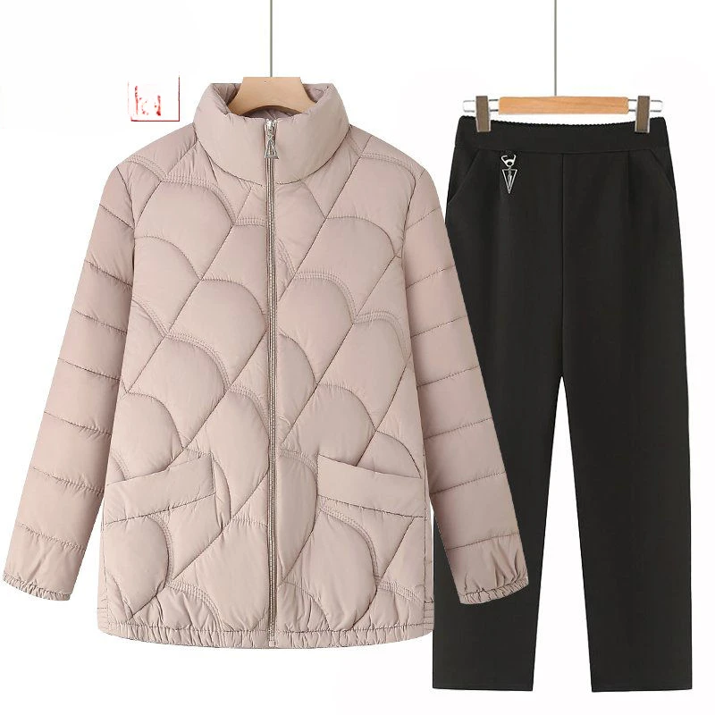 Winter cotton Tracksuit Piece Sets Womens Plush Hooded Sweatshirts Conjuntos Warm Thicken Joggers Pants Outfits Casual LX393