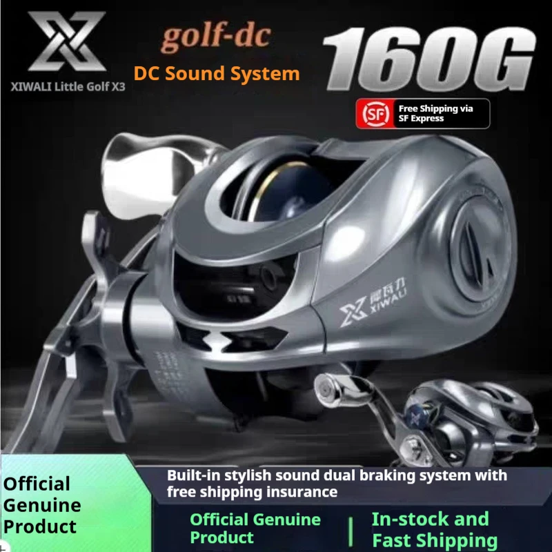 NEUE XWL 7:2:1 DC Angelrollen Wassertropfen Angelrollen Long-Throw  Anti-Explosion Linie Sub-Pan Dual-Brake Angelrolle - AliExpress 18