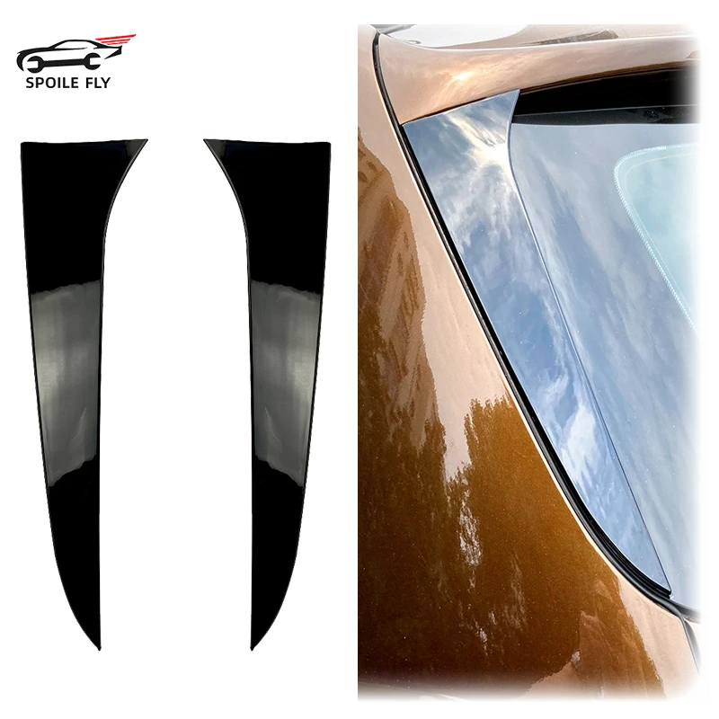 

2009 2010 2011 2012 2013 2014 2015 For BMW X1 E84 Rear Trunk Window Side Spoiler Canard Splitter Wing ABS Materail Gloss Black