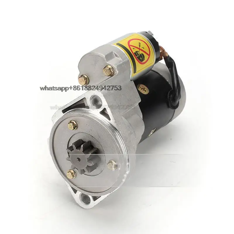 Hot sale 12V starter motor 2 holes 9T 2.3KW  4TNV94 for excavator