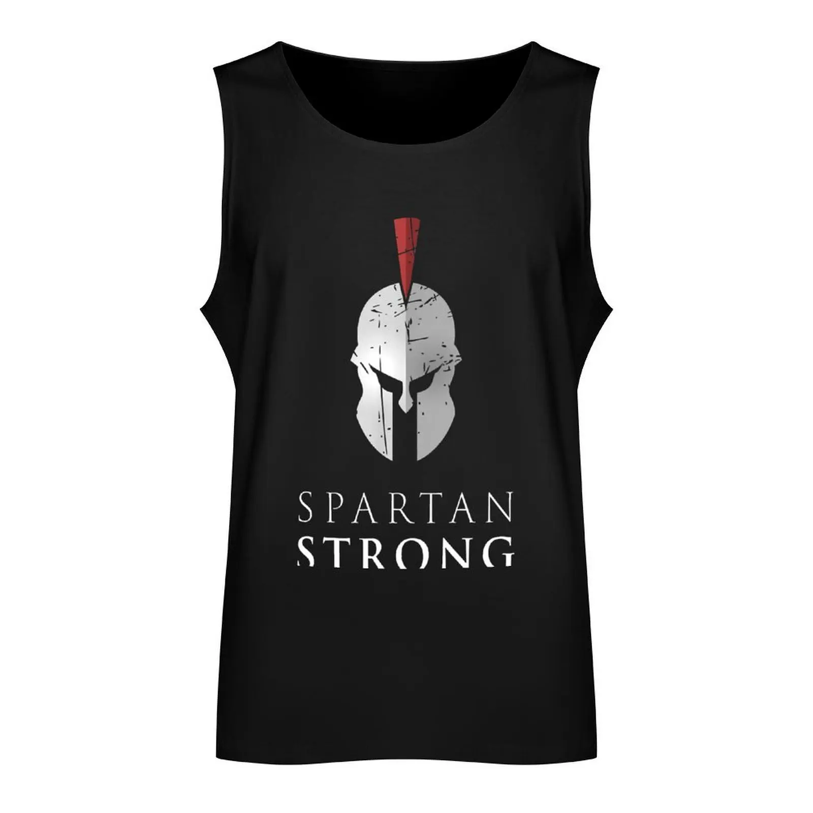 Spartan Strong Training Elite Warrior Soldier Workout.png Tank Top Men's t-shirts Men's gym t-shirts sleeveless Men's t-shirts