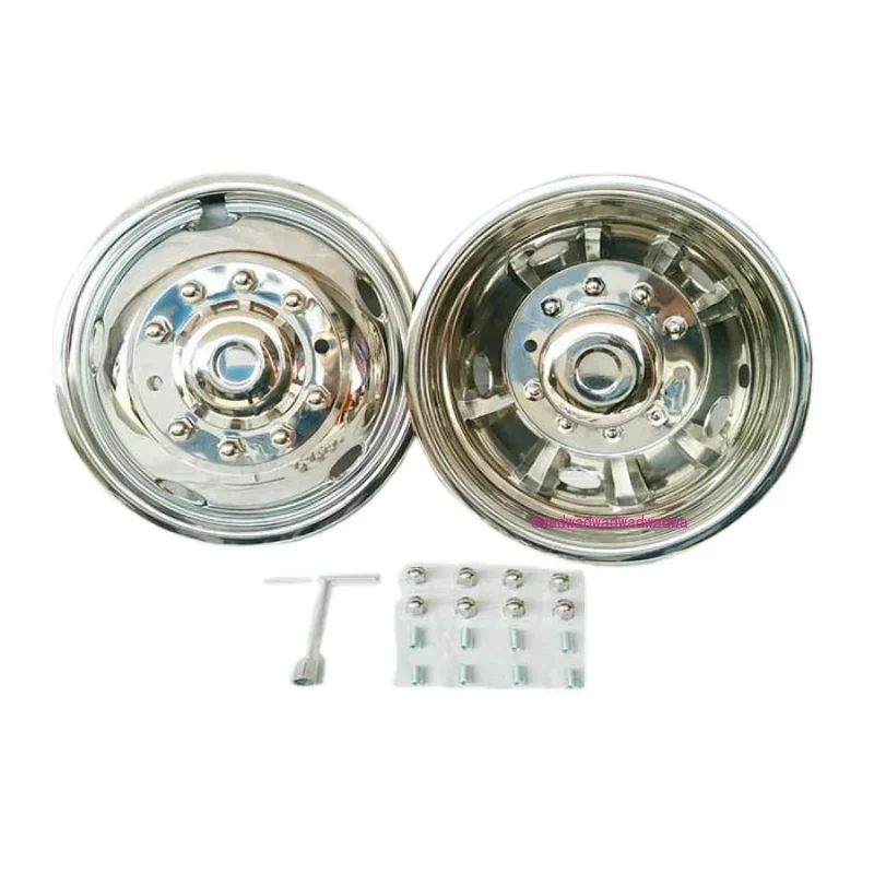 

19.5 inch stainless wheel cab cover for Ford2005 19.5 inch simulator set hubcap 304 for bus truck PCD225