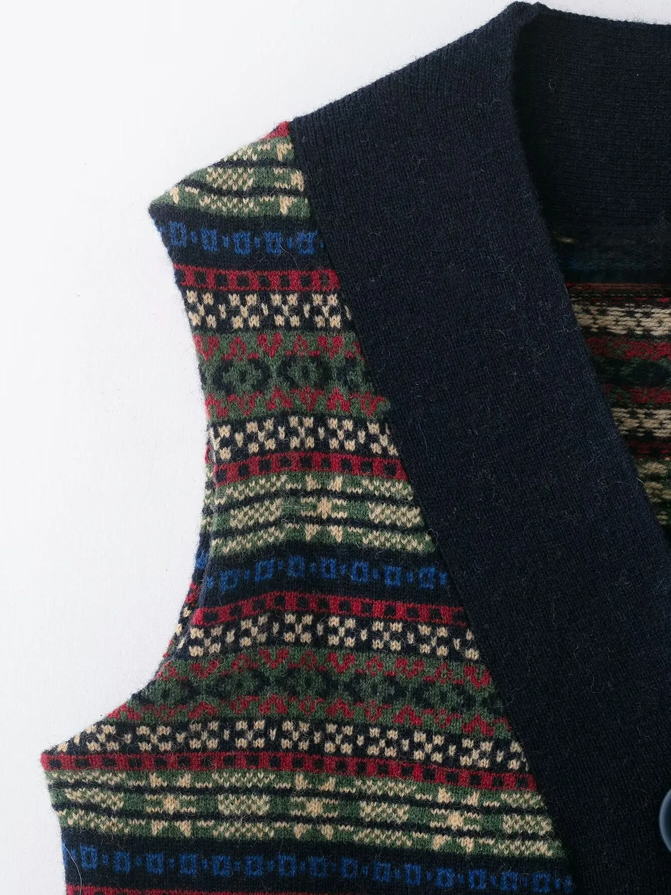 سترة نسائية ذات عطر صغير بتصميم كسول على طراز هونج كونج سترة سميكة برقبة على شكل حرف V #3