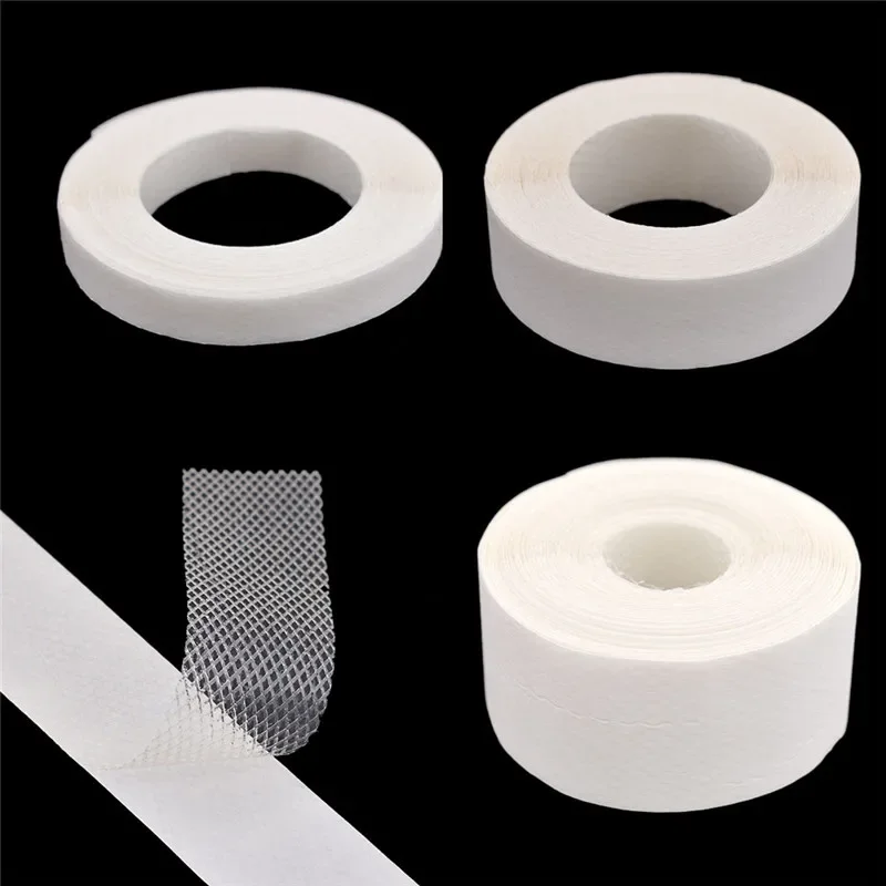 10 Meter Double Side Iron On Tape Fabric DIY Sewing Clothes Mesh Interlining Lining Adhesive Interlining For Garment