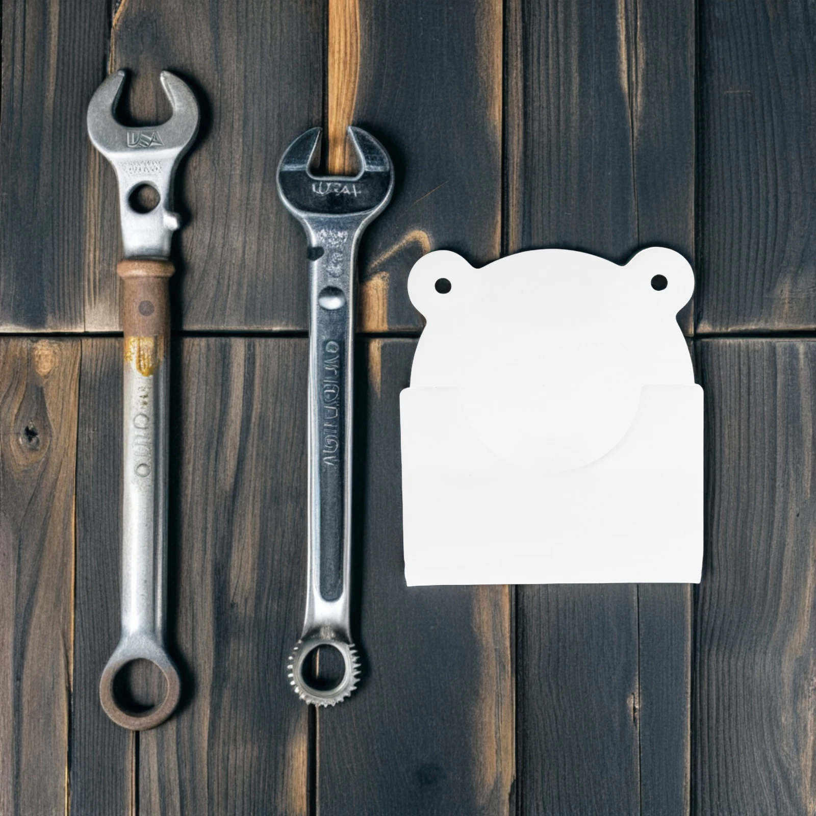 

2Pcs Acrylic Shower Curtain Rod Brackets Wall Mount Holders Bathroom Support Bar Secure Rod Installation