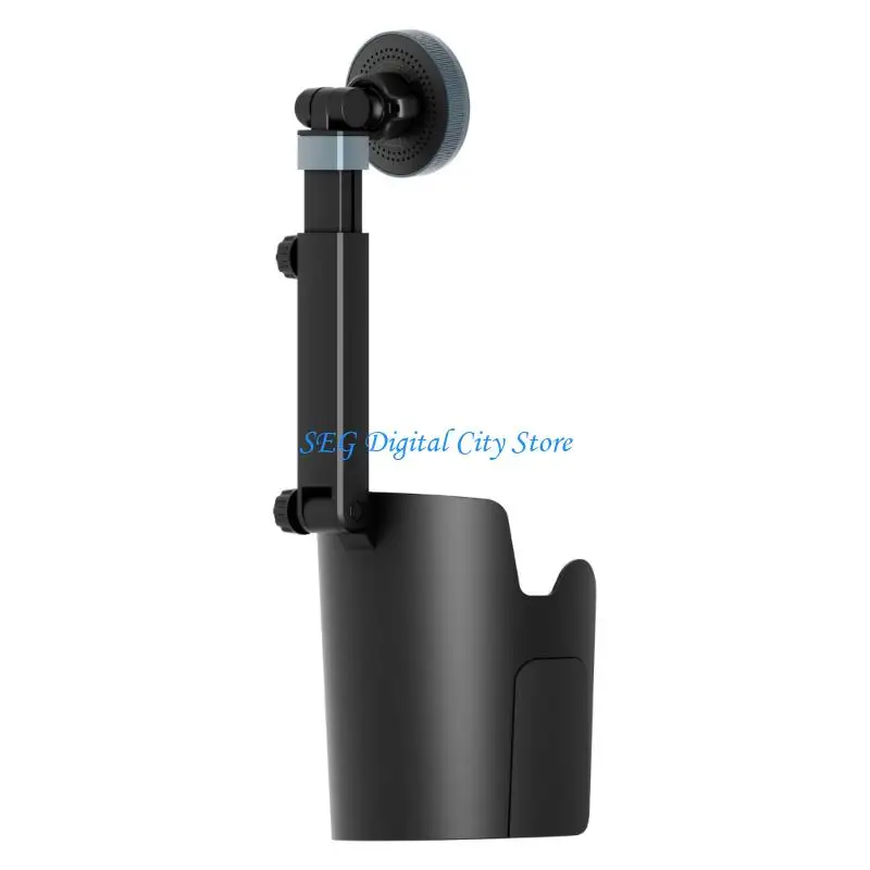 U75B Vehicle Cup Holder Mount With 15W Fast Wireless Charging Phone Holder Universal For Car Truck And SUV Driver
