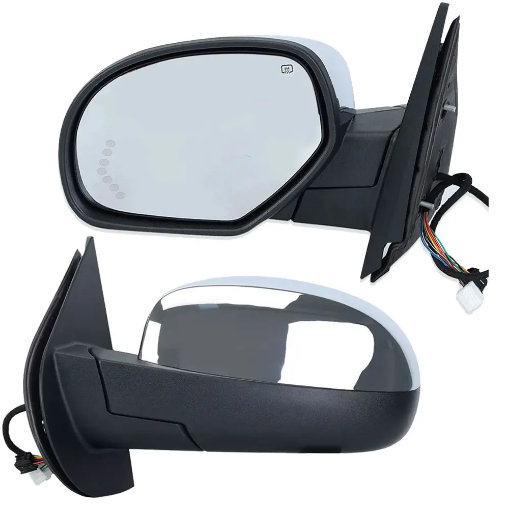 

Стекло бокового зеркала для Chevrolet Avalanche Tahoe Suburban Silverado для GMC Yukon Sierra 1500 2500 3500 HD 2007 + складное с подогревом