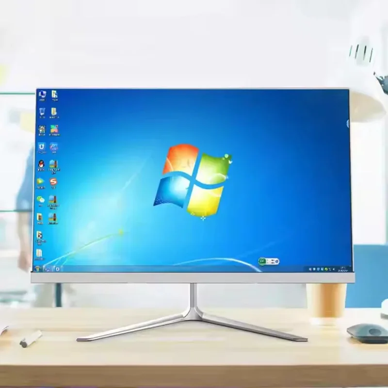 2024 Nuovo Arrivo 24 Pollici All In One Computer Ram 4G/8g/16g I3 I5 I7 Forte CPU All In One Computer Desktop